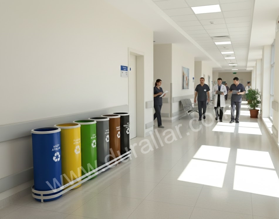 6 lı geri dönüşüm kutusu